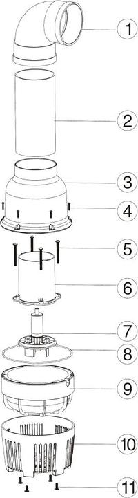 Produktbild SunSun CEF-30000 Rohrpumpe 30.000 l/h / 200 W Teichpumpe Umwälzpumpe Teichfilter