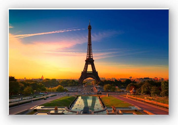 Image du produit Trenddeko Tour Eiffel au coucher du soleil (45 x 30 cm)
