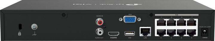 Immagine prodotto TP-Link VIGI NVR1008H-8MP - NVR, 8 canali, 8x PoE (Videoregistratore di rete (NVR))