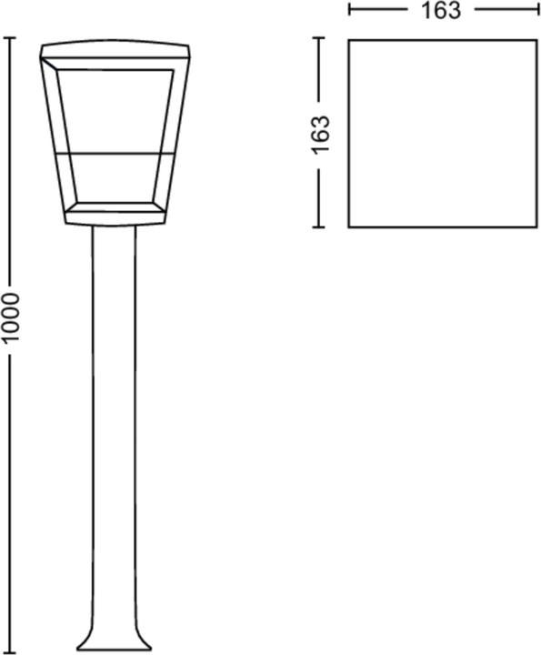 Immagine prodotto Philips Hue Econic Basis (1150 lm, IP44)