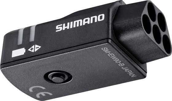Actual product image Shimano Di2 SM-EW90-B distributor for TT handlebar 5 port