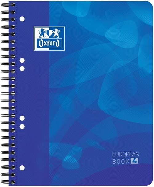 Image du produit Oxford School A5+ Couverture polypro Reliure Intégrale 6 Trous Projectbook Ligné 240 Pages Bleu Compatible (A5, À rayures, Couverture souple)
