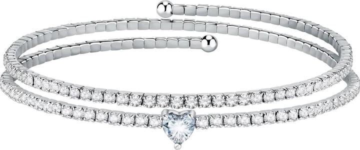 La Petite Story Lux Bangle Love Brass Heart Cz (Edelstahl)