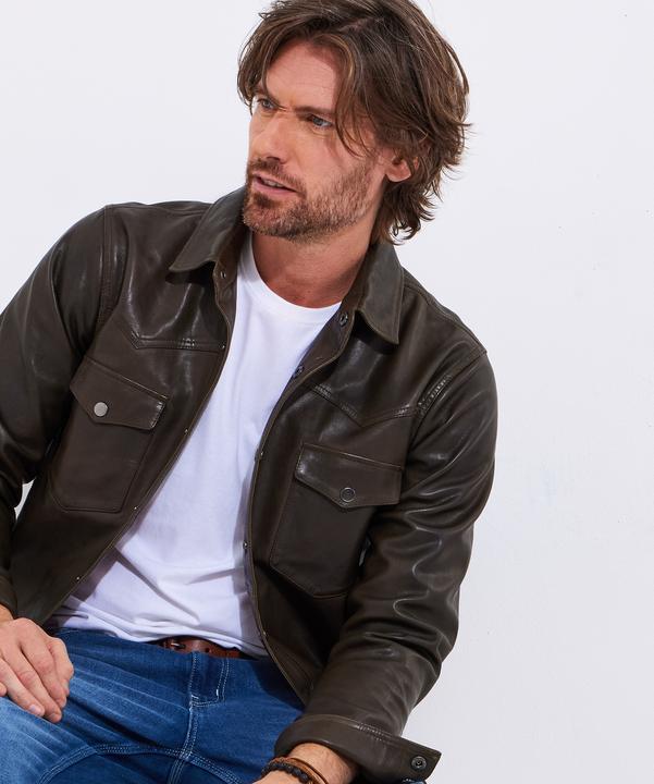 Image du produit Joe Browns Vintage Western Leather Shirt (L)