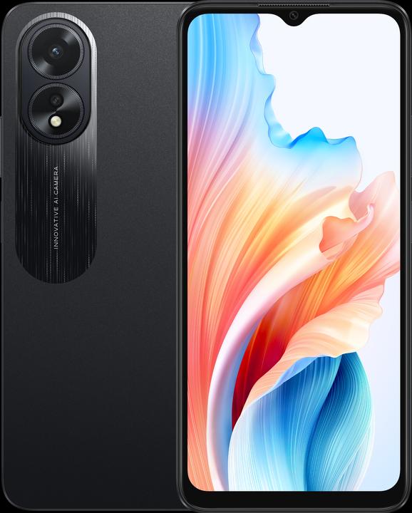 OPPO A38 (128 GB, Glowing Black, 6.56", Dual SIM, 50 Mpx, 4G)