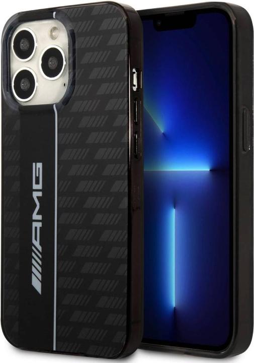 Actual product image Mercedes-Benz AMG Carbon Pattern Case for iPhone 13 Pro Black (Apple iPhone 13 Pro)