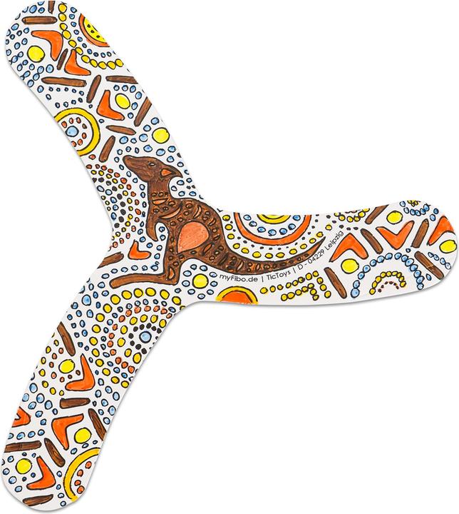 Actual product image Tic Toys Boomerangs to design yourself, 30 pieces