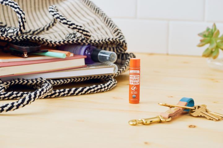 Produktbild Dr. Bronner's Lippenbalsam Orange-Ingwer (Balsam, 4 ml)