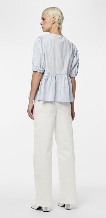 Actual product image Pieces PCHOLLY band top with puff sleeves (S)