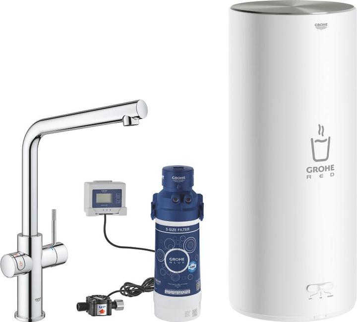Immagine prodotto Grohe Rubinetto da cucina con funzione di filtro e acqua calda bollente GROHE Red Duo cromo lucido