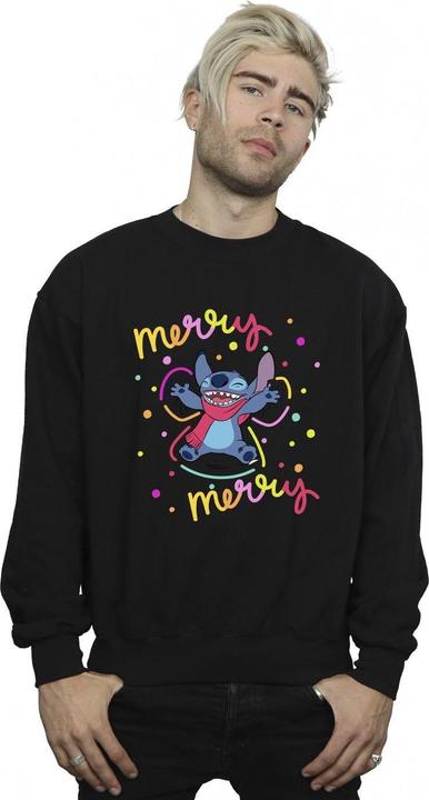 Immagine prodotto Disney Lilo & Stitch Merry Rainbow Felpa Uomo (4XL)