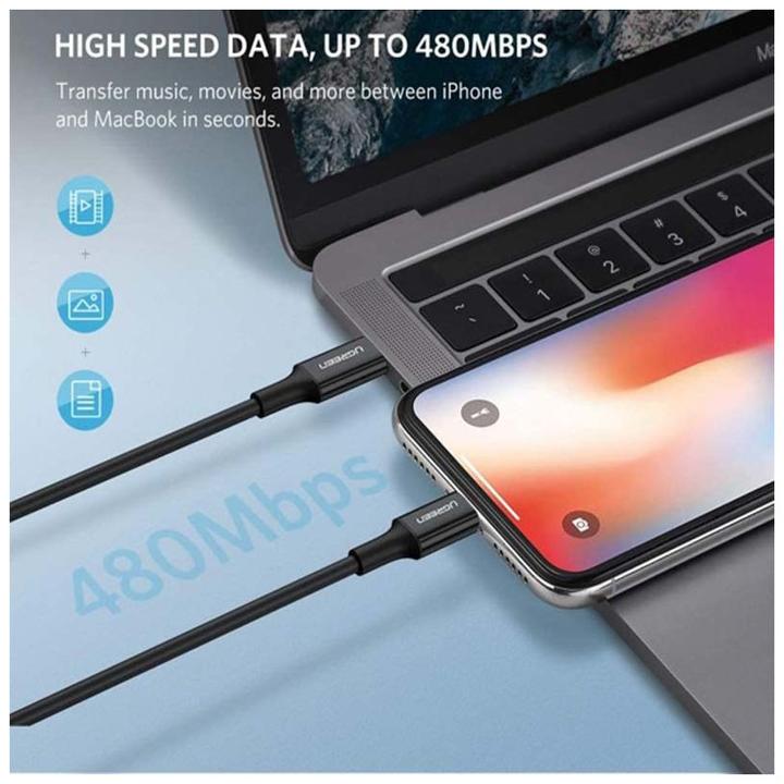 Immagine prodotto Ugreen Cavo da fulmine a USB-C 2.0 (1 m, USB 2.0)