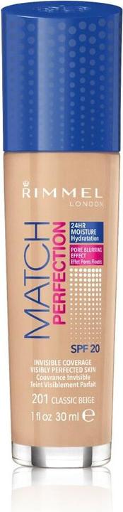 Produktbild Rimmel London Match Perfection SPF20 (201 Classic Beige)