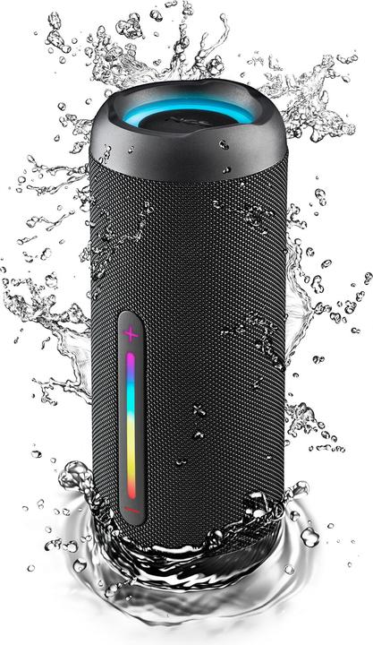 Actual product image NGS Enceinte Nomade Bluetooth Roller Furia 3 (Noir) (9 h, Rechargeable battery operated)