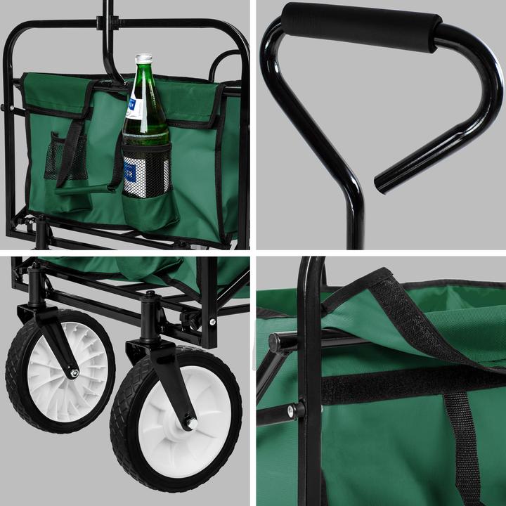 Actual product image tectake Foldable handcart