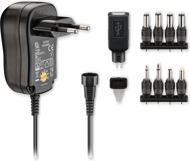 Image du produit Goobay Adaptateur secteur universel 3V-12V 1.0 A