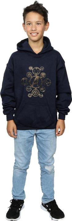 Image du produit - Sweat à capuche AVENGERS INFINITY WAR ICONS - Garçon (140, 146)