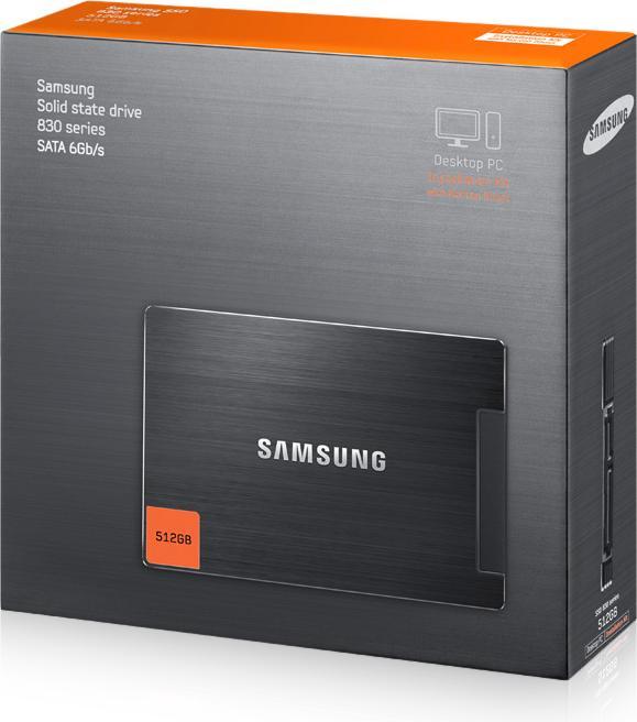 Produktbild Samsung SSD 830 Series (512 GB, 2.5")