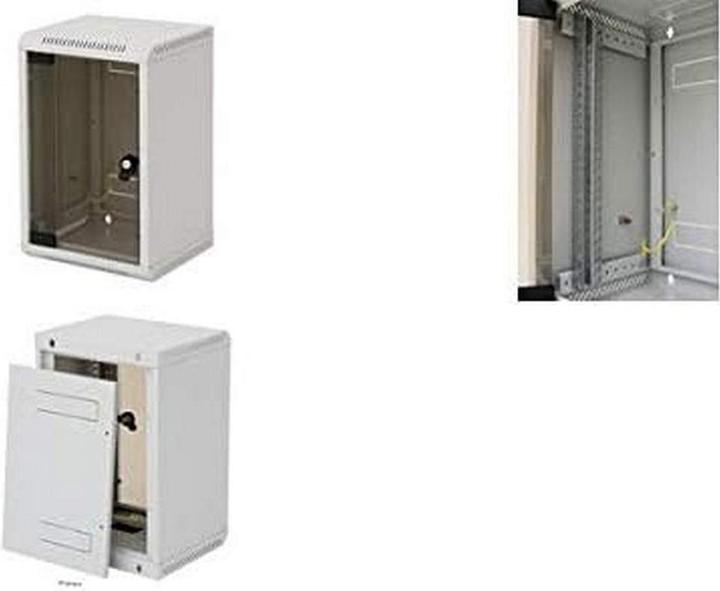 Actual product image Triton 10" wall cabinet, 9U, 1 part, grey (9 RU, 10 inch rack)