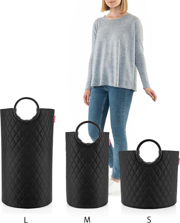 Actual product image reisenthel Laundry Basket Frame Rhombus 65 l, Black (65 l)