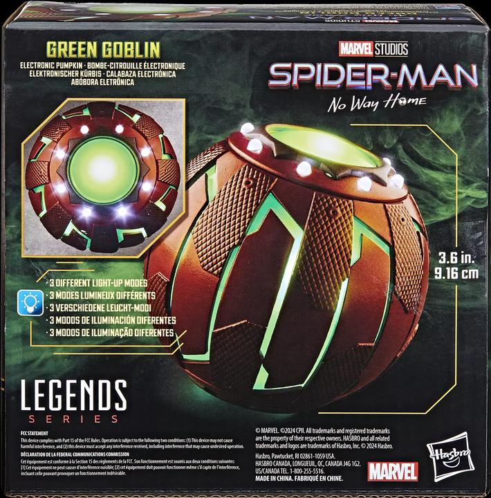 Image du produit Hasbro Spider-Man - Bouffon Vert Bombe-Citrouille Électronique