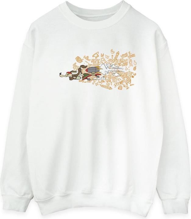 Immagine prodotto Looney Tunes ACME Doodles Wile E Coyote Felpa Uomo (XL)
