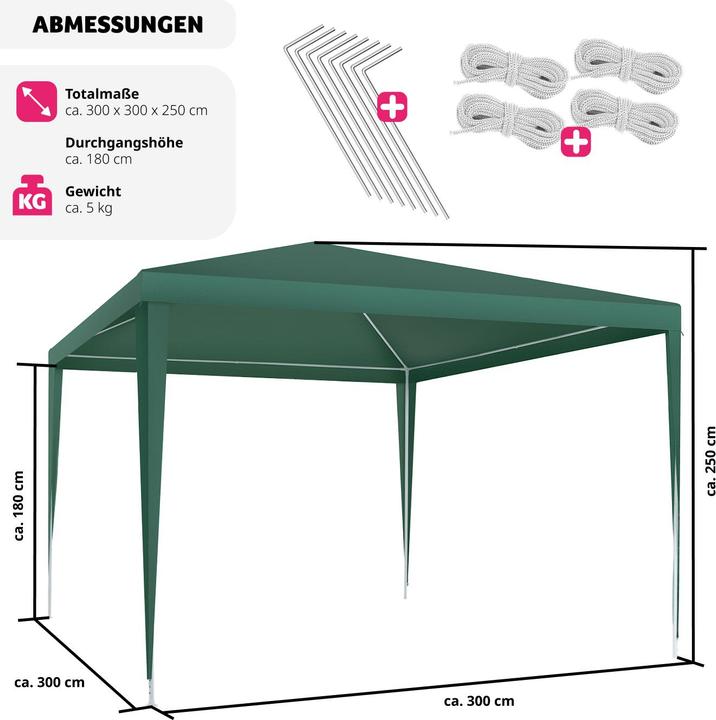 Actual product image tectake Kara (300 cm, 300 cm)