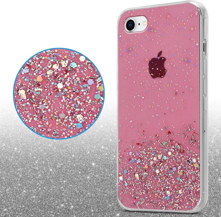 Produktbild Cadorabo TPU Cover funkelnder Glitter (Apple iPhone 7, Apple iPhone SE (2nd Gen))