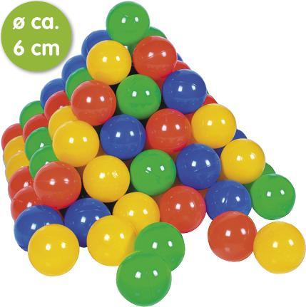 Produktbild Knorrtoys Bälleset ca. Ø6 cm - 300 balls/colorful