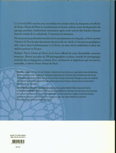 Image du produit Rebâtir Notre-Dame de Paris : le livre officiel de la restauration (Français, Lours Mathieu, 2024)