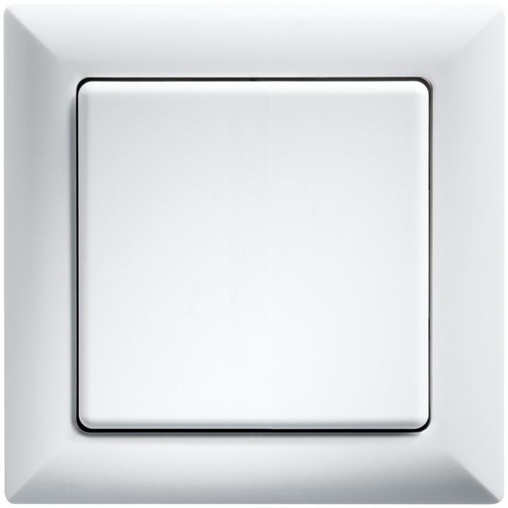 Actual product image Eltako FT55-rw Wireless pushbutton pure white with rocker and double rocker