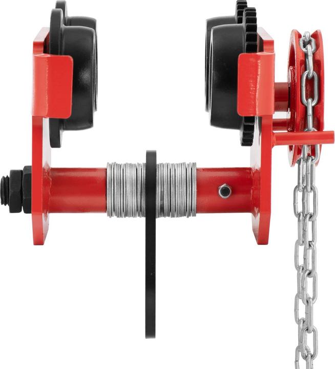 Produktbild Steinberg Rollfahrwerk Krankatze Laufkatze Handfahrwerk 3000 kg 90-150 mm Gusseisen/Stahl
