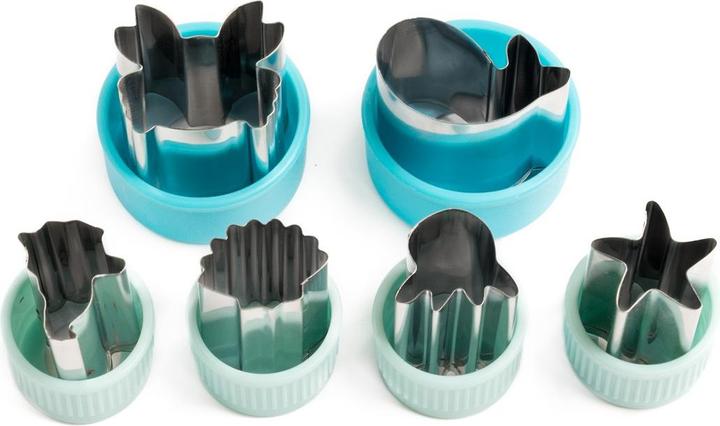 Image du produit Lekkabox Edelstahl Ausstecher 6er Set, Meerestiere