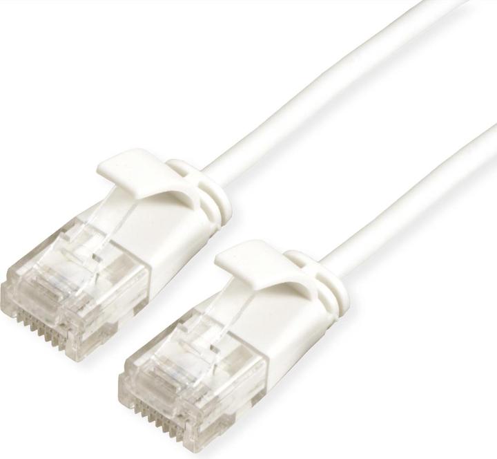Roline UTP DataCenter Patch Cable Cat.6A, LSOH, slim, white, 3.0 m (U/UTP, CAT6a, 3 m)