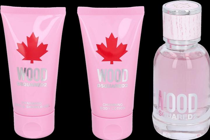 Actual product image Dsquared2 Spring 2022 Eau de Toilette 50 / Bath & Shower Gel / Body Lotion (Fragrance set)