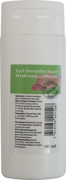 Louis Tempia Händedesinfektionsgel 50 ml (50 ml)
