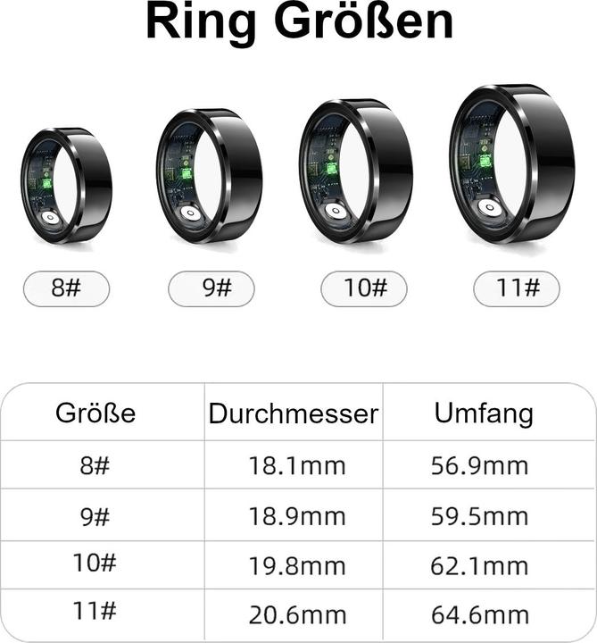 Actual product image Felixx Smart Ring SR6 (12, Silver)