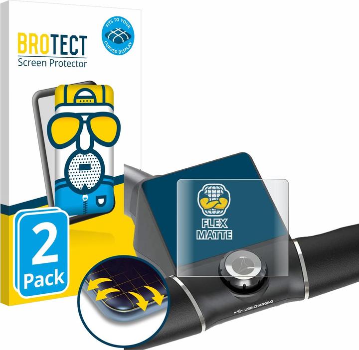 Produktbild BROTECT Fullscreen Schutzfolie Displayschutz Folie Matt Entspiegelungsfolie