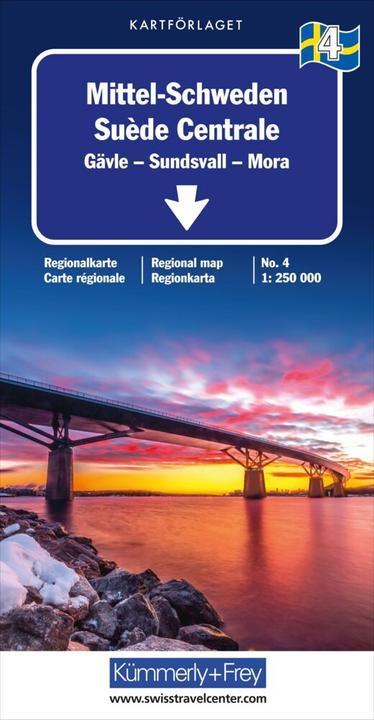 Actual product image Central Sweden No. 04 Regional map Sc