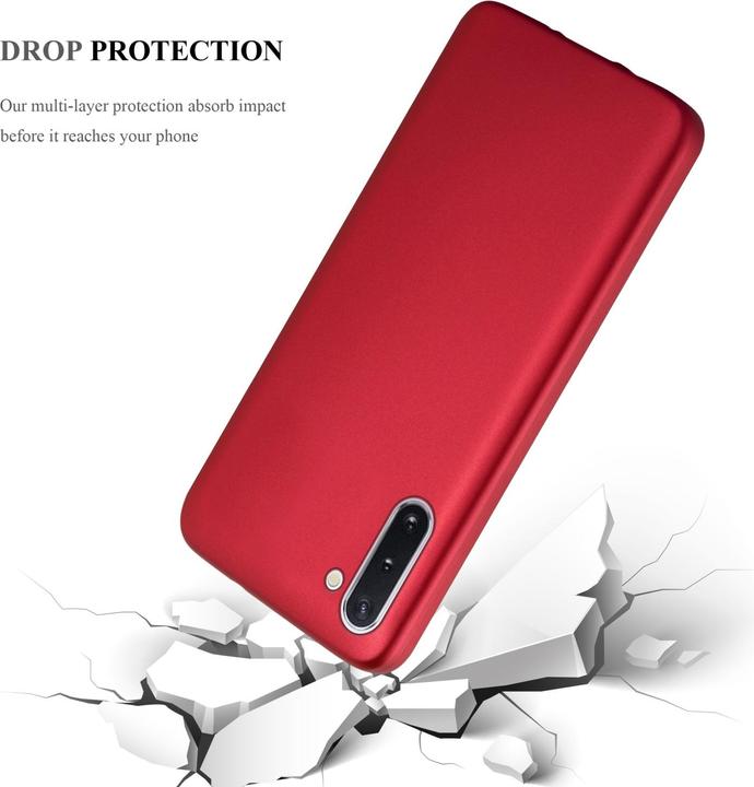 Productafbeelding Cadorabo TPU Matte Metallic hoes (Samsung Galaxy Note 10)