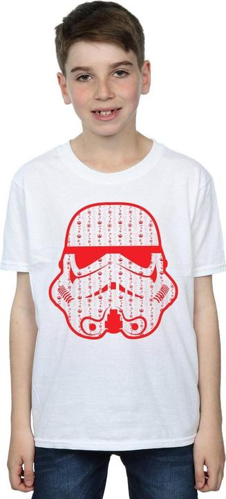 Immagine prodotto Star Wars Christmas Stormtrooper Helmet Maglietta Ragazzi (116)