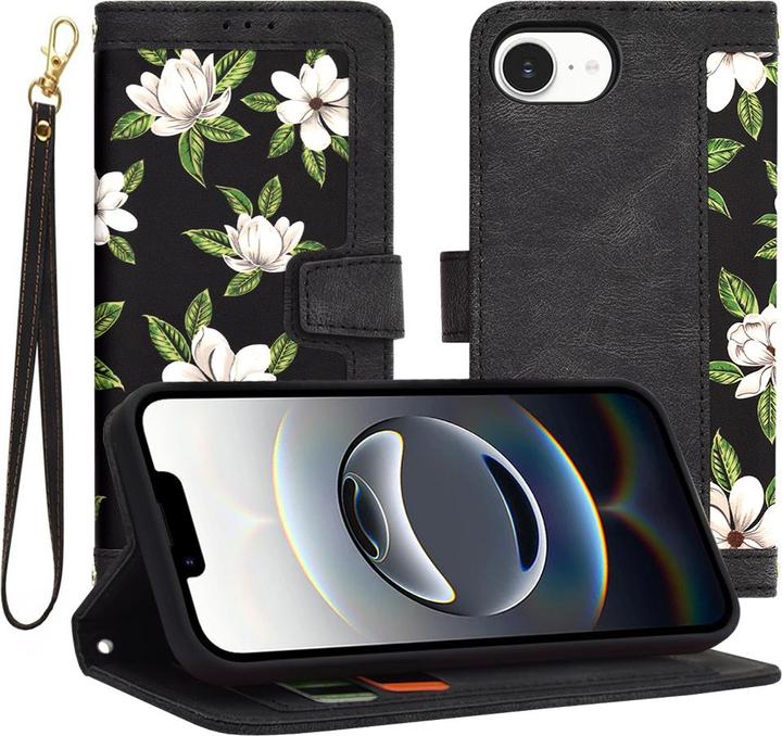Actual product image Techsuit - FlipCraft - iPhone 16e - Flowers of the Dawn (Apple iPhone 16e)