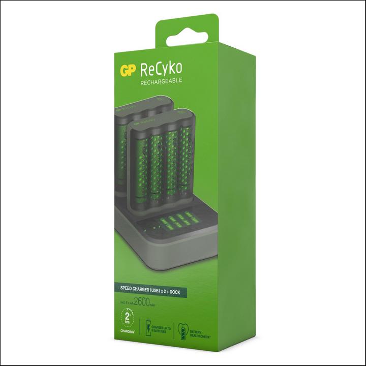Immagine prodotto GP Batteries Pro-Line Docking Station + 4xAAA + 4xAA (8 pz., AA, 2100 mAh, Batteria + Caricabatterie)