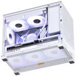 Produktbild Jonsbo D32 PRO White PC-Gehäuse, Mini-Gehäuse, mATX, Tempered Glass - weiss (ATX)