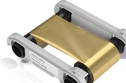 Actual product image Evolis Colour ribbon, gold (Gold)