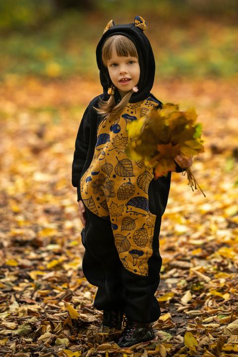 Produktbild Lennylamb Bear Romper - Under The Leaves (104)