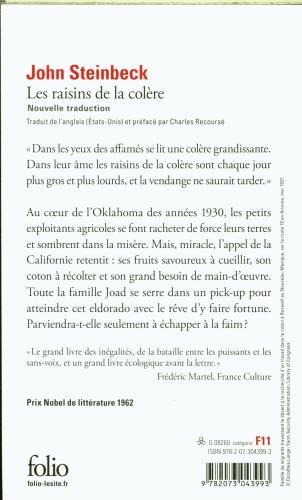 Immagine prodotto Les raisins de la colère (Francese, Steinbeck John, 2024)