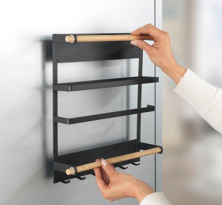 Actual product image Wenko Magnetic kitchen shelf Magna black