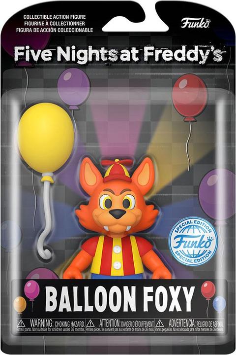 Immagine prodotto Funko Five Nights At Freddy's: Security Breach - Figura d'azione di Foxy con palloncino