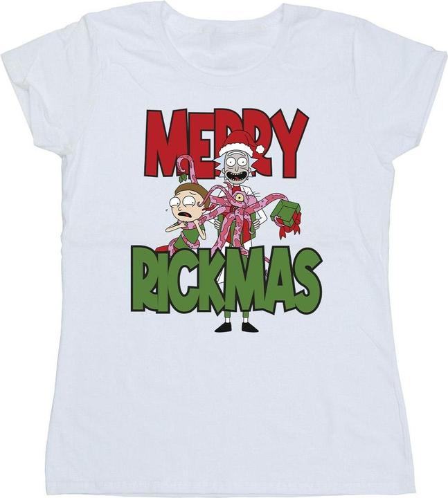 Immagine prodotto Rick And Morty Merry Rickmas Maglietta Donna (XL)
